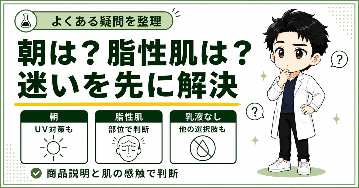 Common questions about toner-only skincare for men